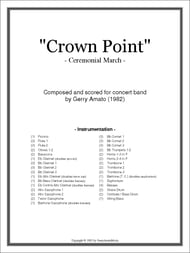 Crown Point Concert Band sheet music cover Thumbnail